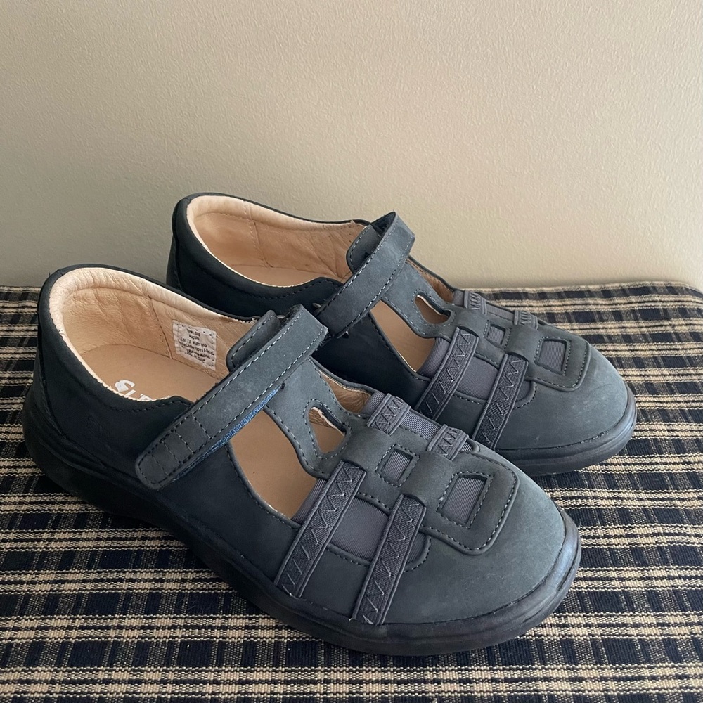 SUREFIT ALCAPULCO Women Elastic Comfort Shoe US Size 7.5 WIDE Suede #488